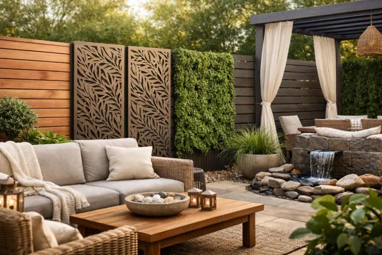 12 Outdoor Privacy Screen Ideas for a Patio