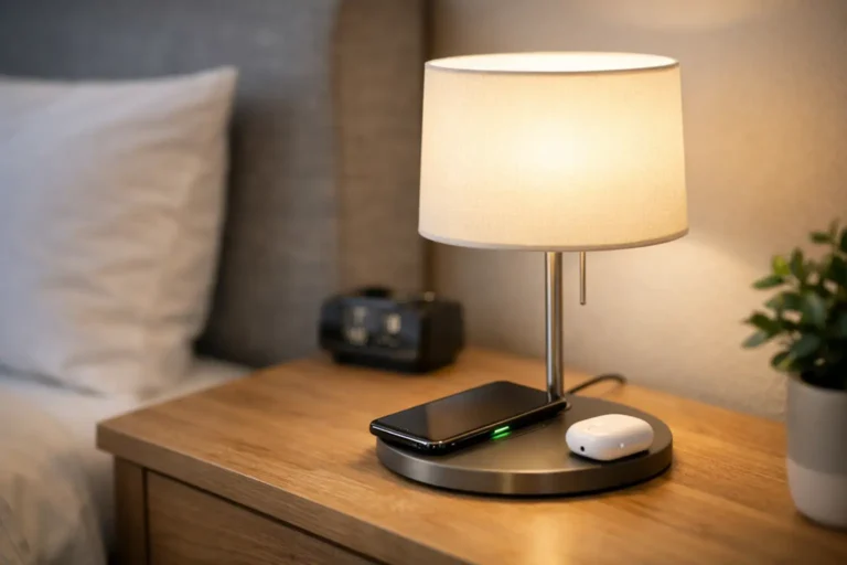 Wireless Charging Nightstand Lamp Guide