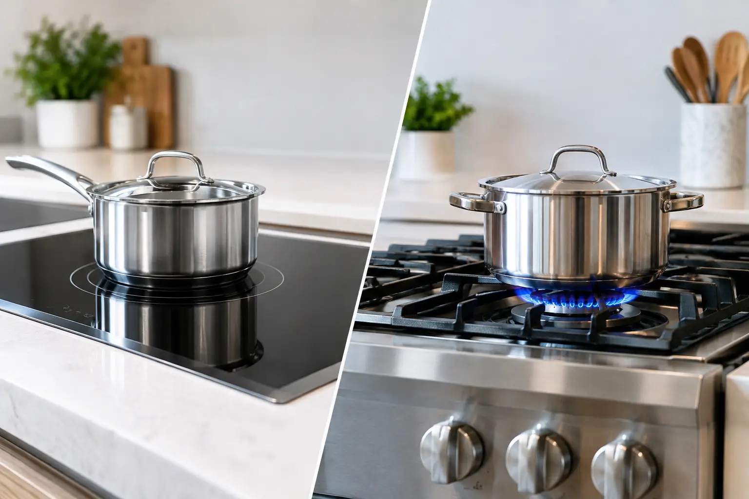 Induction Cooktop Versus Gas Range Compared