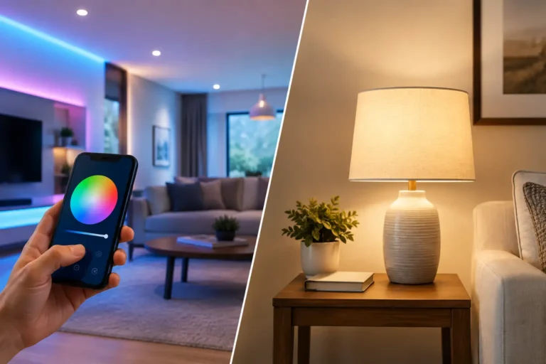 Smart Lighting vs Table Lamps: Which Fits?