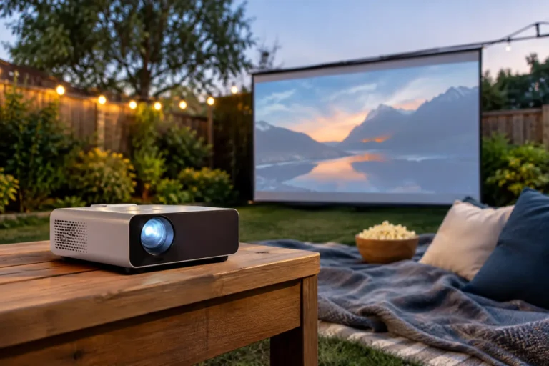 How to Choose a Portable Projector for Backyard Movies