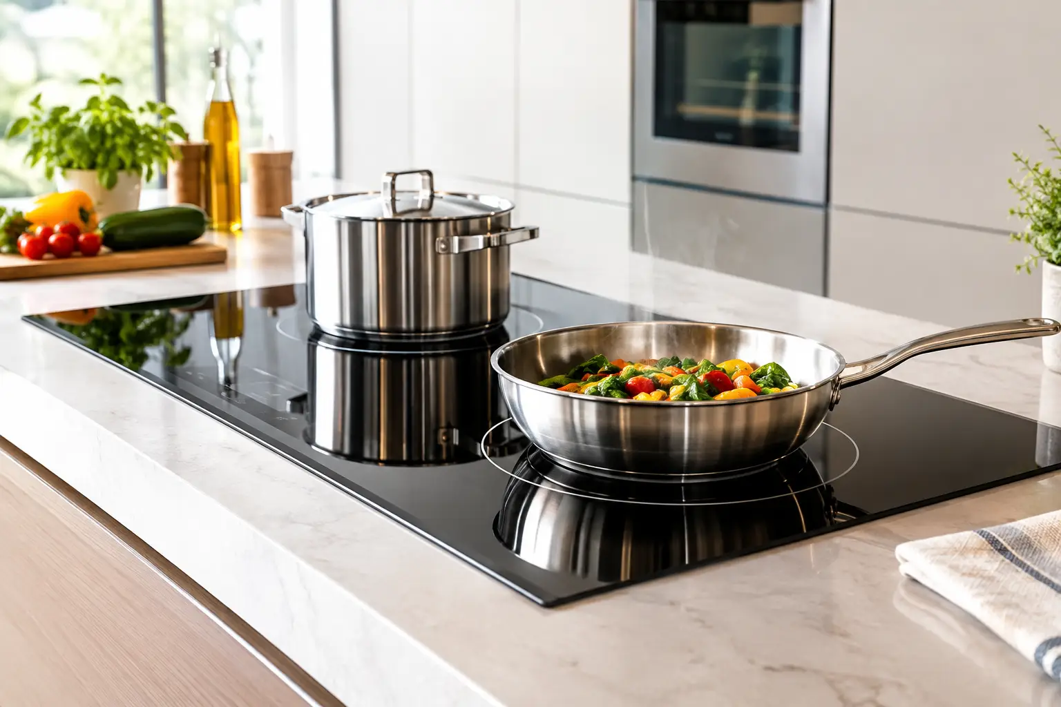 Induction Gas Cooktops for a Refined Kitchen